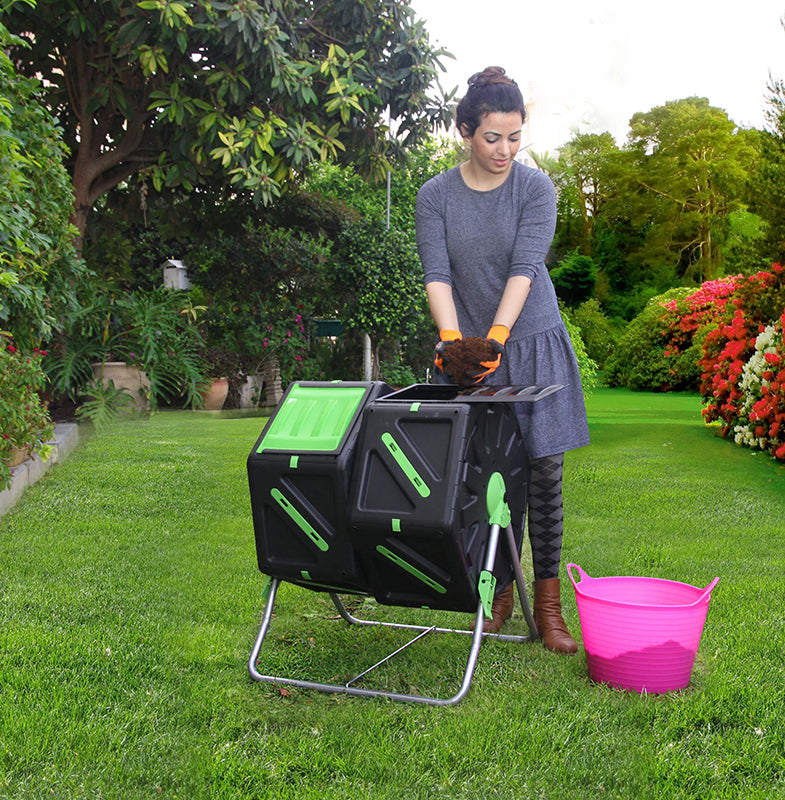 Dual Chamber  2x105 Litre Composter