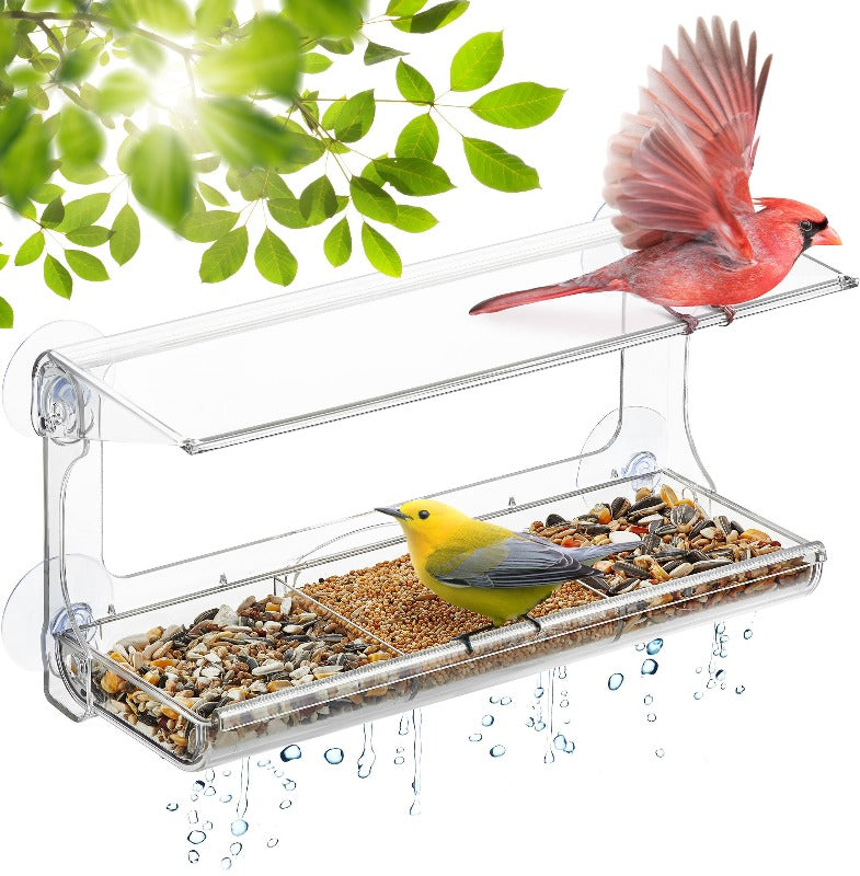 Frontier Gardening Window Bird Feeder